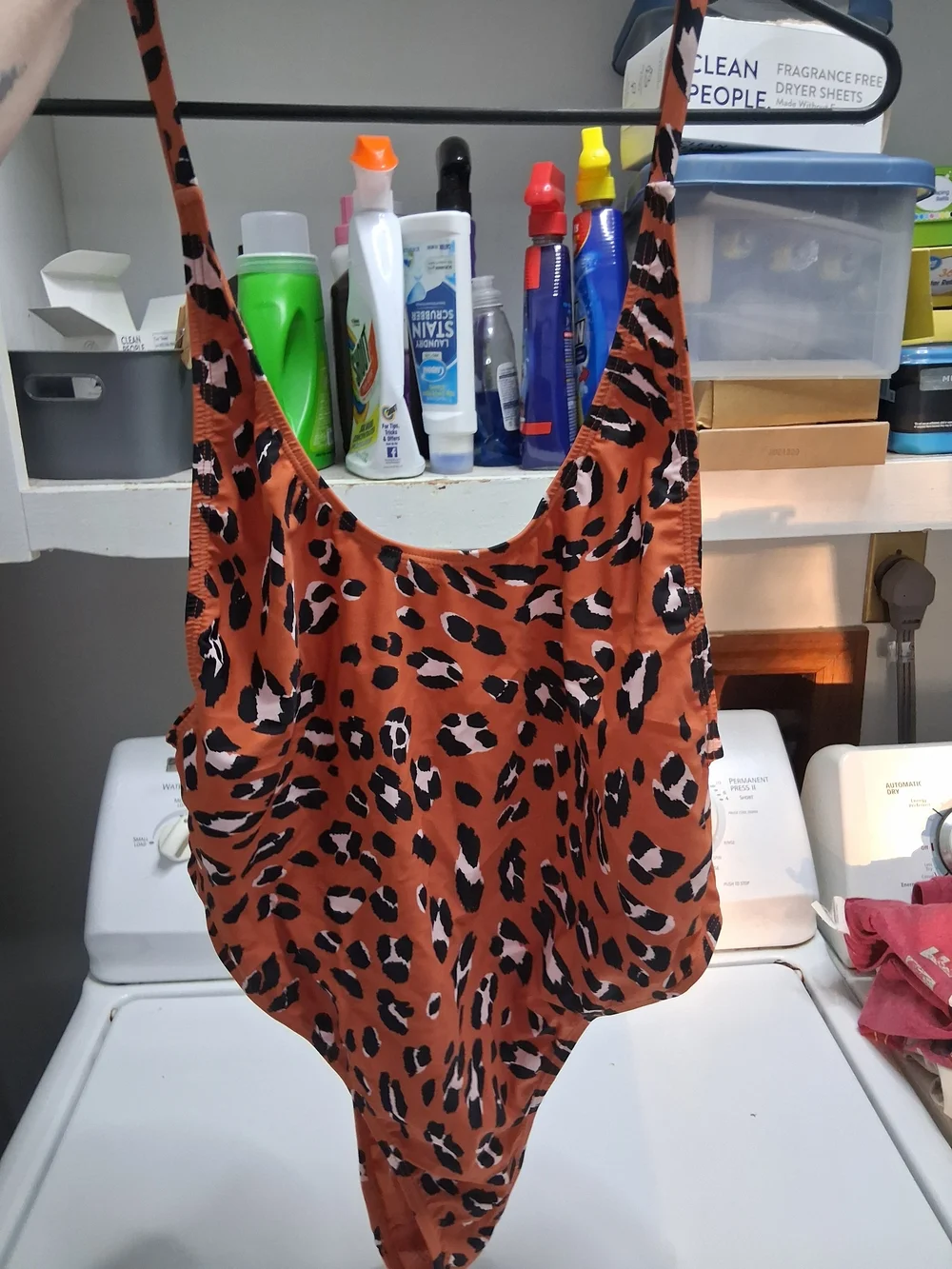 Never Worn Fabletics Leopard One Piece Swimsuit Size Large